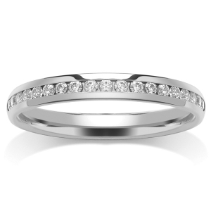 Diamond Wedding Ring - Channel Set Platinum Special